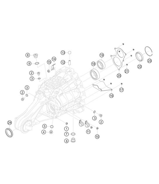 Diagram 3.3-11 Porsche Macan (95B) MK1 (2014-2018) Transmission