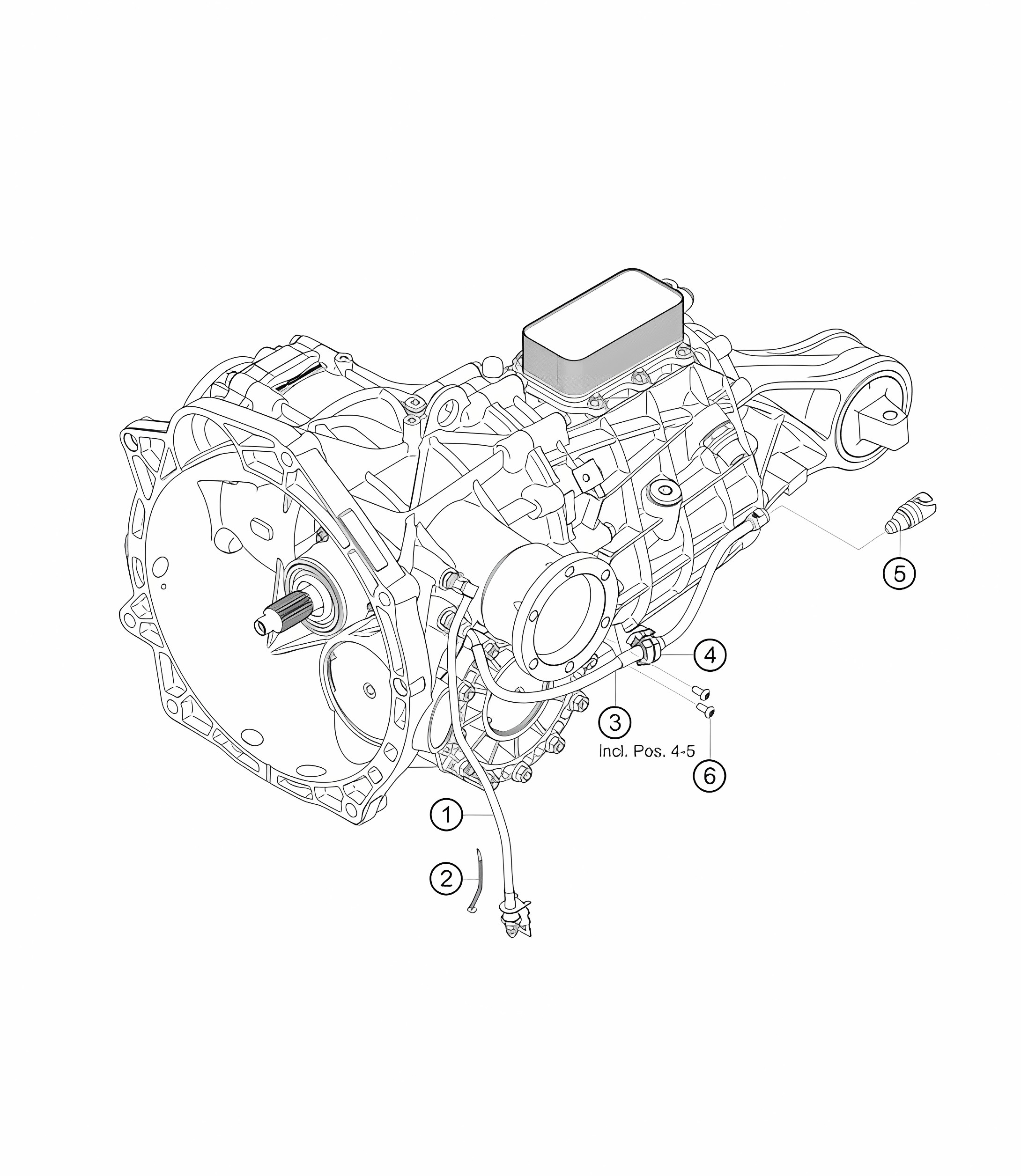 Pressure and ventilation line 911 (992) GT3 CUP 2021