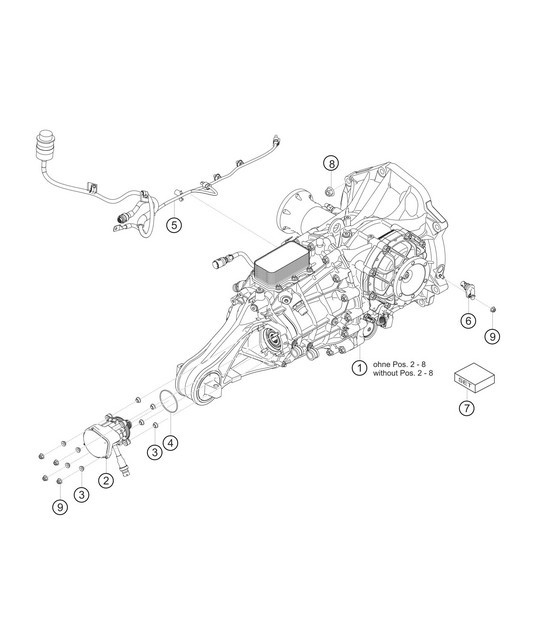 Diagram 3.3-04 Porsche 356 (1950-1965) Transmission