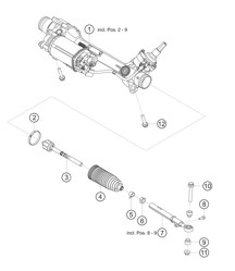 Steering gear 911 (992)  GT3 CUP 2021