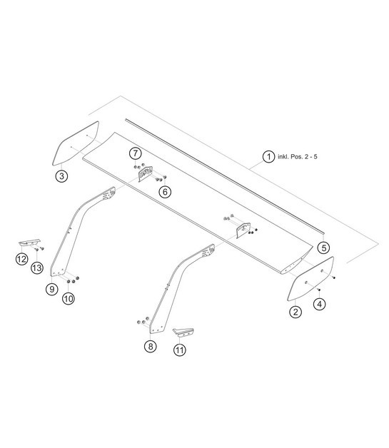 Diagram 8.8-14 Porsche 924 2.0L 1976-79 Body