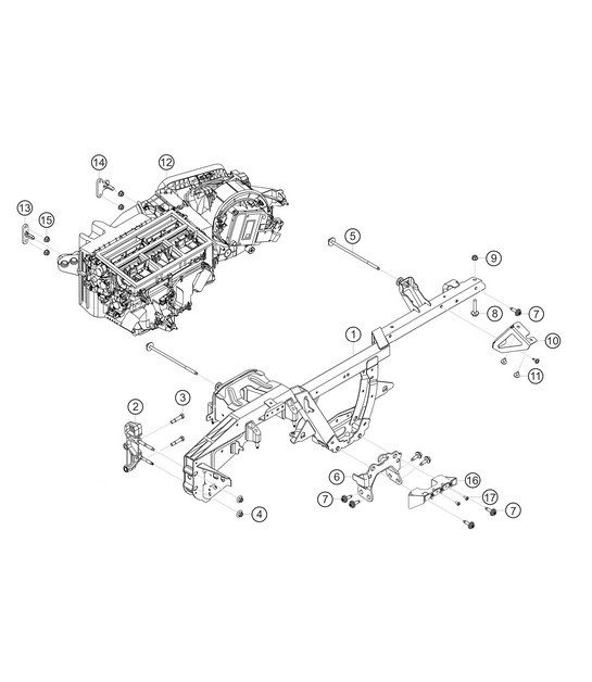 Diagram 8.8-17 Porsche Macan (95B) MK1 (2014-2018) Body