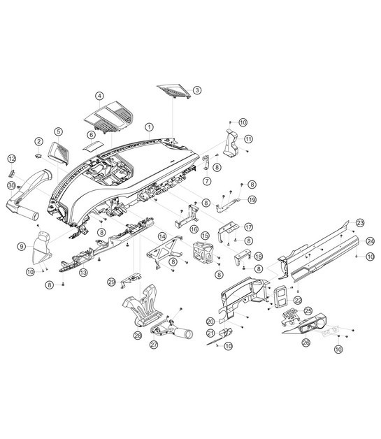 Diagram 8.8-18 Porsche 996 C2 3.4L 1997-08/01 Body