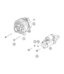 Generator en startmotor 911 (992) GT3 CUP 2021