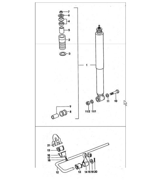 Diagram 502-00 Porsche 996 (911) (1997-2005) Rear Axle