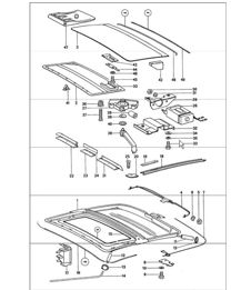 sunroof electric 911 TURBO 1975-77