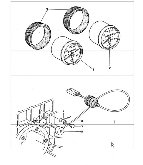 Diagram 906-05 Porsche 997 MKII Carrera C2 3.6L 2009-12 Electrical equipment