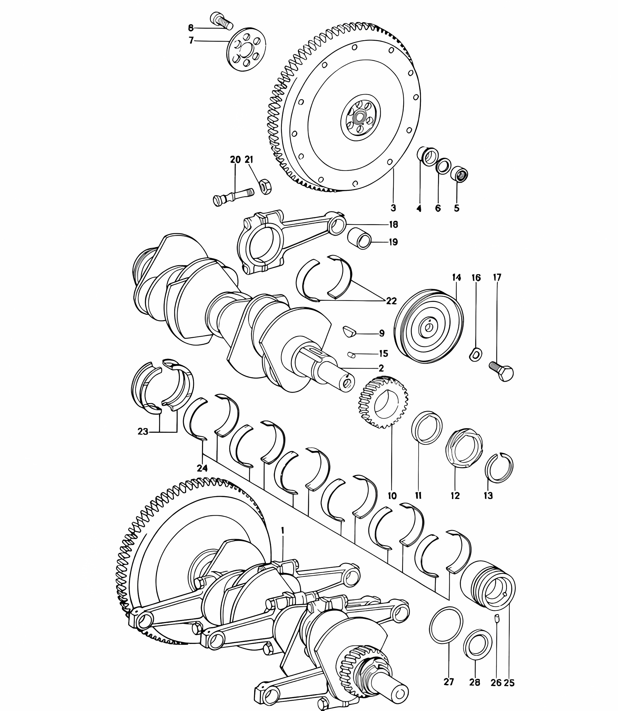 Crankshaft   914-6 1970-76