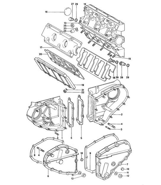 Diagram 103-005 Porsche Macan (95B) MK1 (2014-2018) Motor