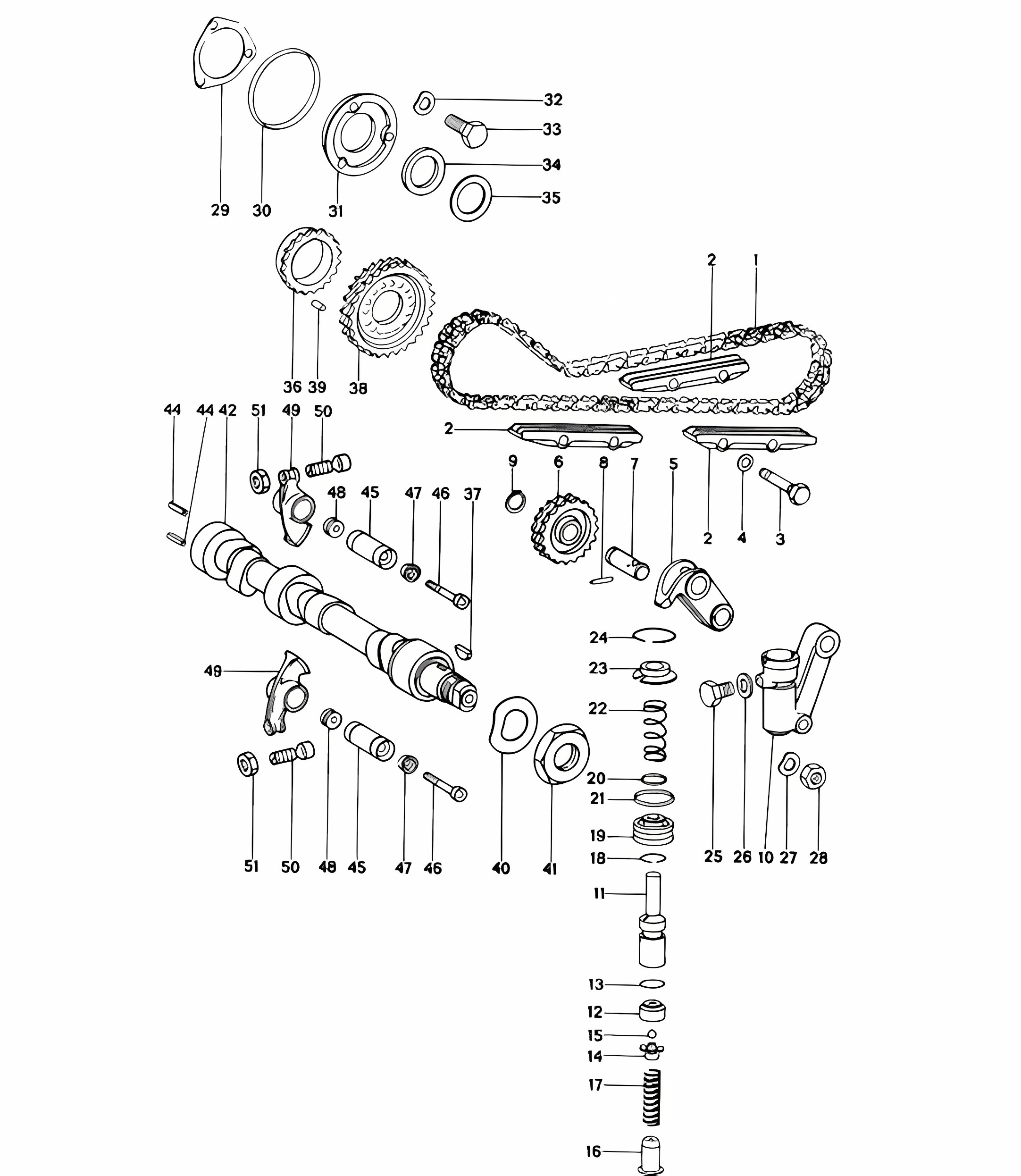 Valve control - LEFT -  914-6 1970-76