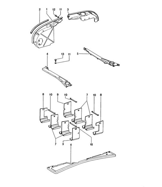 Diagram 105-010 Porsche 944 2.7L 8V 1988-89 