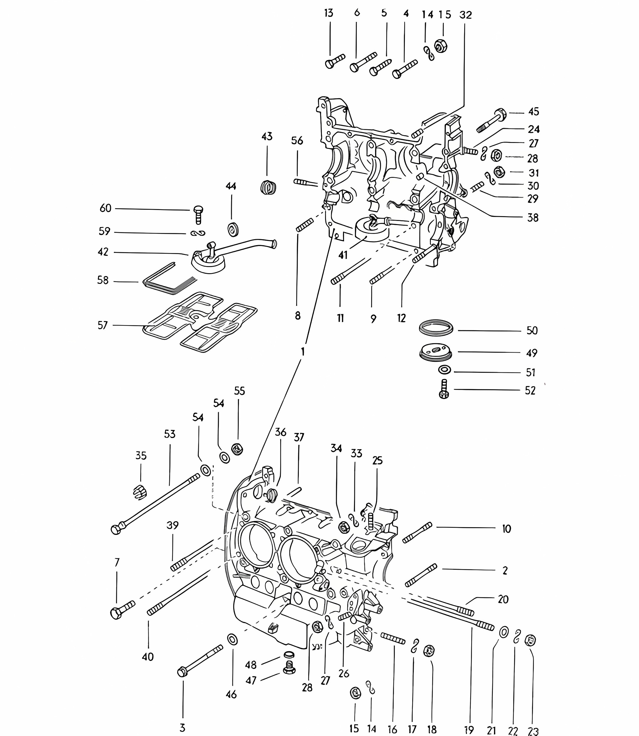 Crankcase 914 1970-76