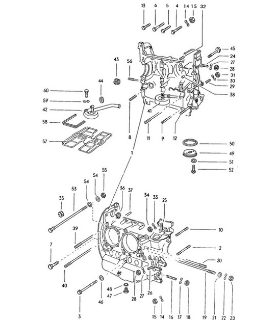 Diagram 111-005 Porsche 924 (1977-1988) Engine