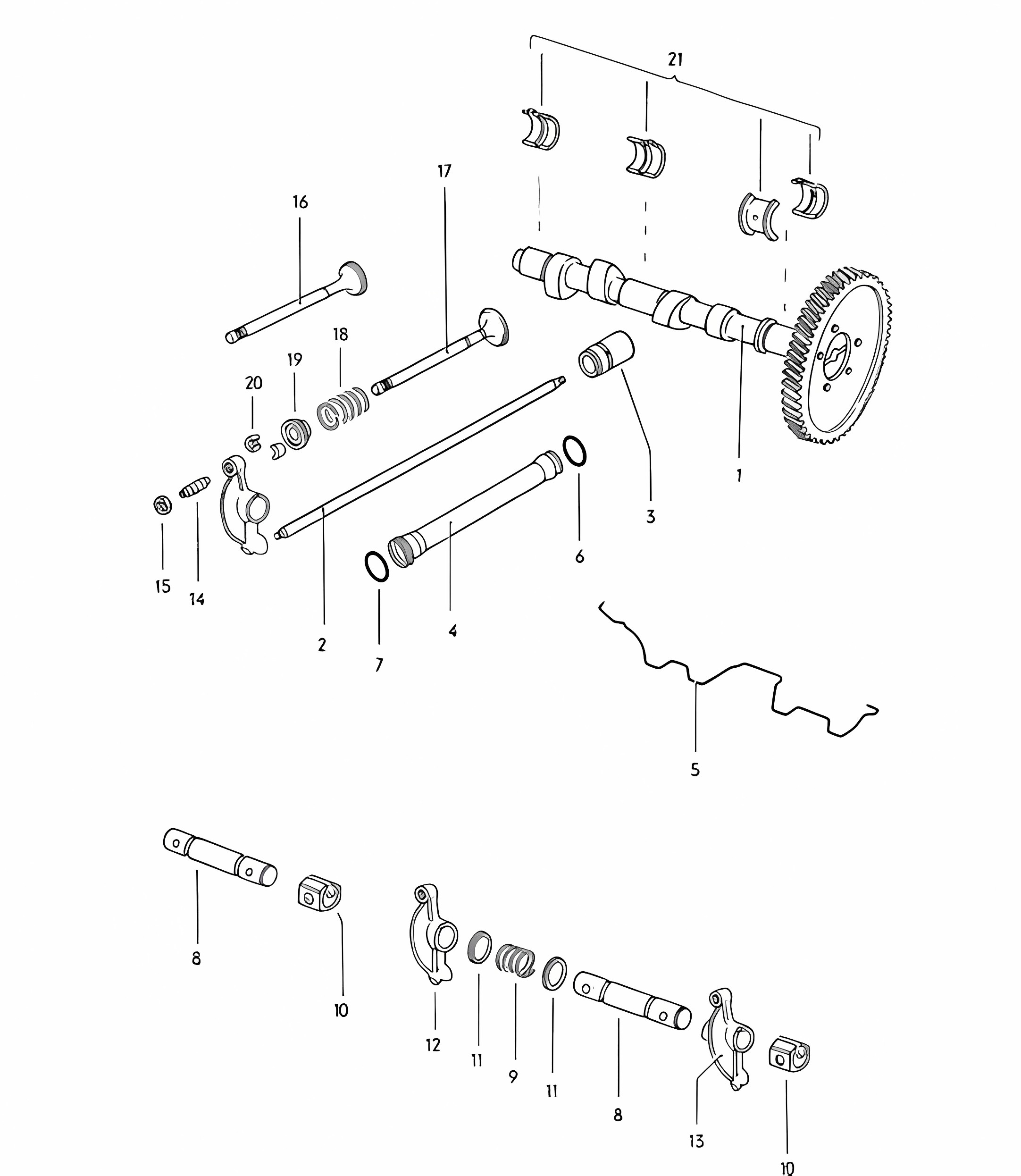 Camshaft / Valves  914 1970-76