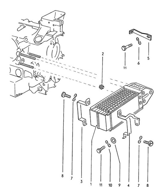 Diagram 114-010 Porsche 991 (911) MK1 2012-2016 Engine