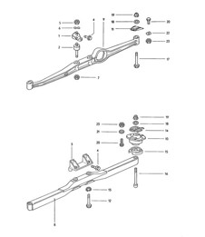 Engine carrier  914 1970-76