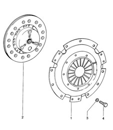 Clutch  914 1970-76