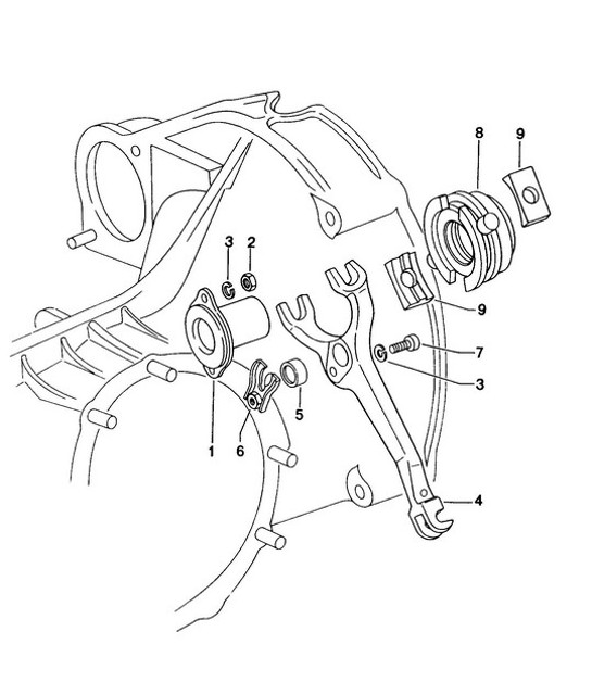 Diagram 301-010 Porsche Cayman 718 2.0L Manual (300 Bhp) Transmission