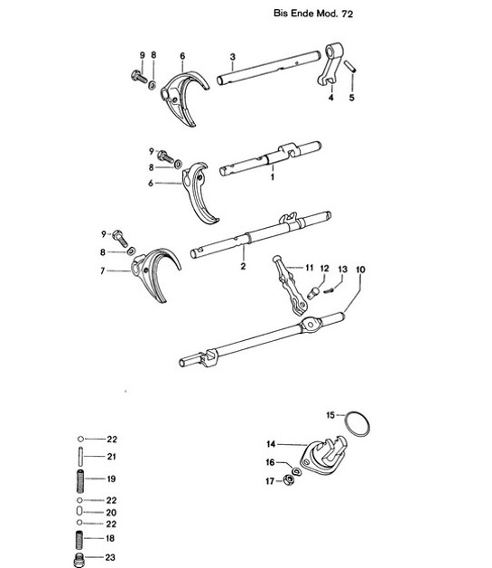 Diagram 304-000 Porsche 996 (911) (1997-2005) Transmission