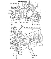 Transmission case  914-6:SPM  1970-76