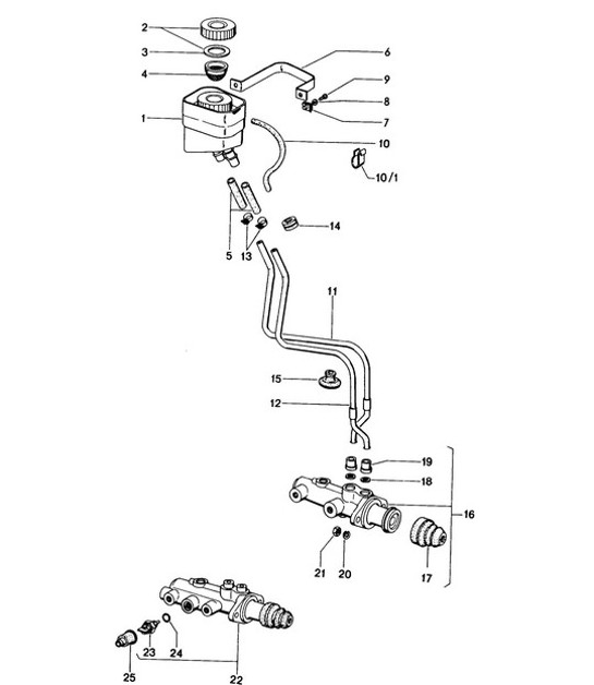 Diagram 604-000 Porsche 993 (911) C2S 1994-97 Ruote, freni