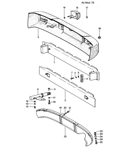 Diagram 802-010 Porsche 924S 2.5L 1986-87 