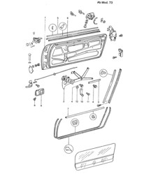Door with installation parts 914  1973>>