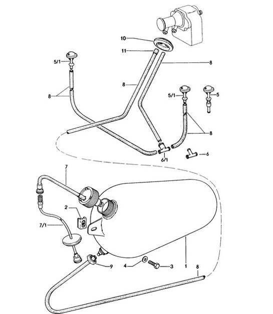 Diagram 904-015 Porsche Boxster 986/987/981 (1997-2016) Electrical equipment