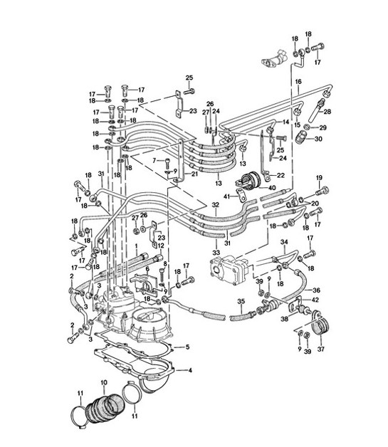 Diagram 107-015 Porsche Cayman 718C (982C) 2017>> Engine