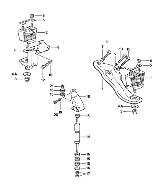 Diagram 109-000 Porsche Boxster 718 (982) 2017>> Engine