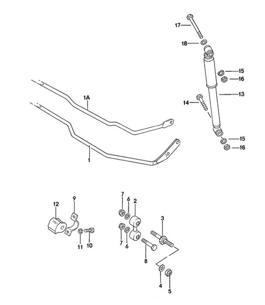 Diagram 502-000 Porsche 991 (911) MK1 2012-2016 Rear Axle