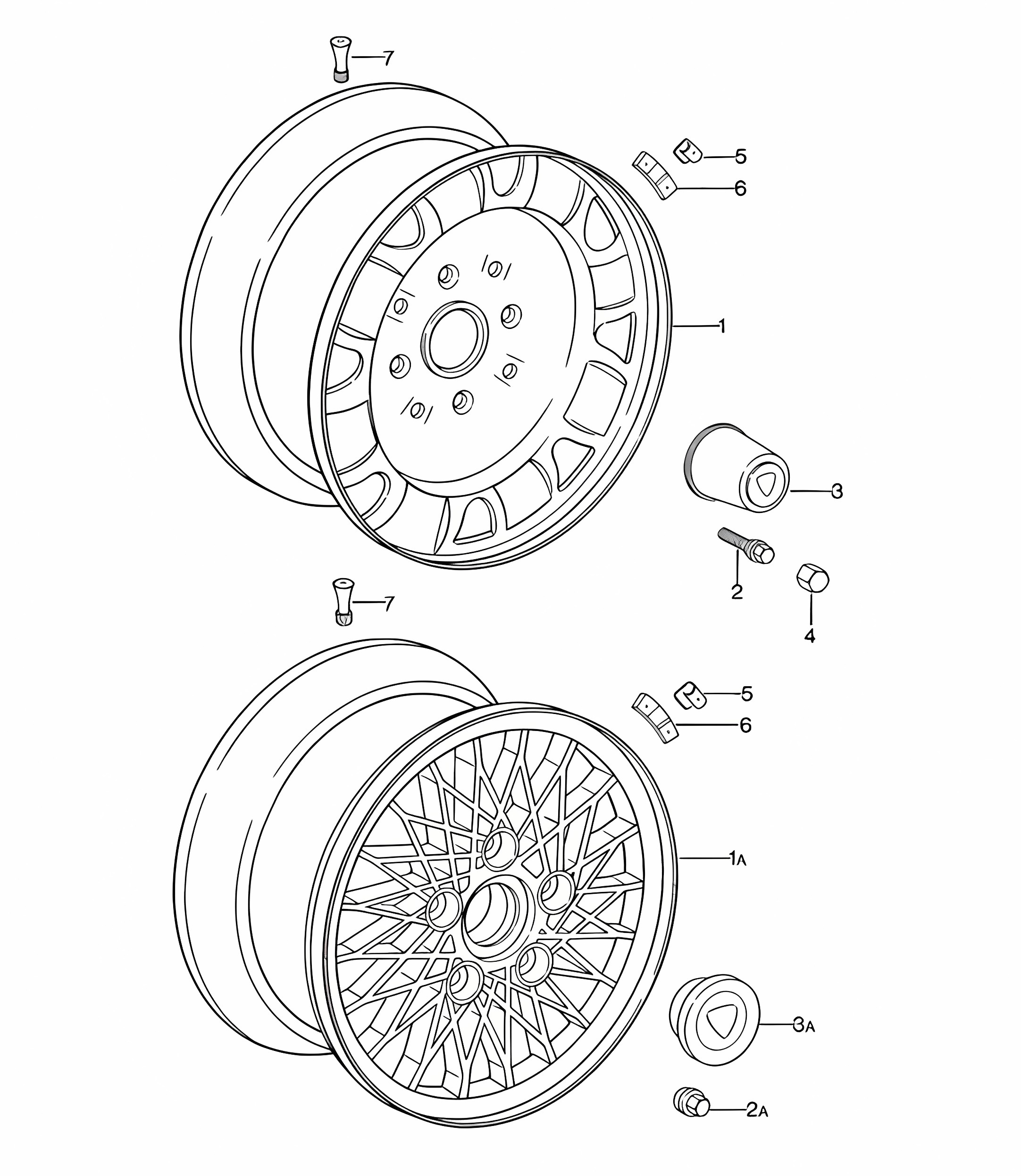 Disc wheel 924 1976-79