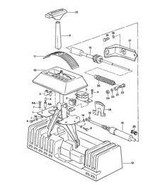 Shift mechanism / Automatic transmission 924 1976-79