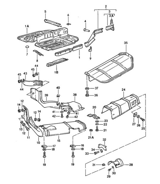 Diagram 801-005 Porsche 964 (911) C2 1989-93 Body