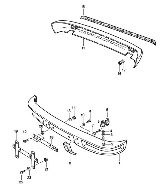 Diagram 802-000 Porsche 997 MK1 TURBO 2007-09 Body
