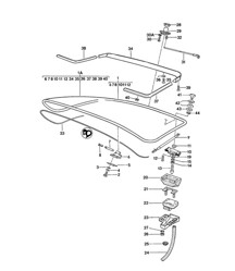 Rear lid with Rear window 924 1976-79