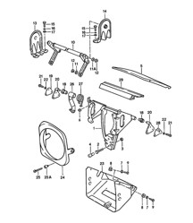 Pop-up headlight 924 1976-79