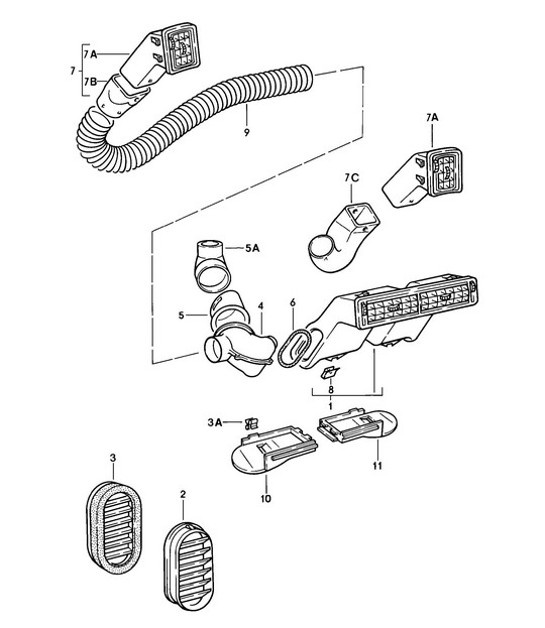 Diagram 813-005 Porsche Boxster 718 (982) 2017>> Body