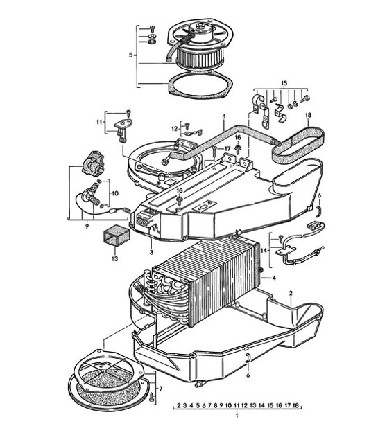 Diagram 813-045 Porsche 911 & 912 (1965-1989) Body