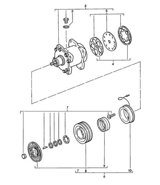Diagram 813-055 Porsche 911 & 912 (1965-1989) Body
