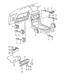 Switch / Fuse box / Relay 924 1976-79