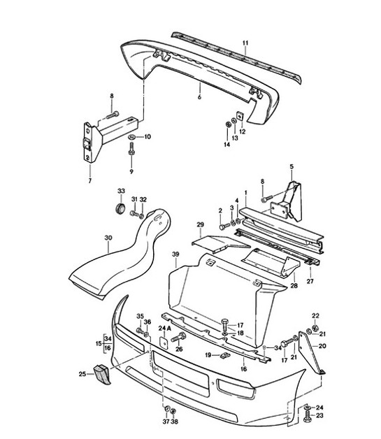 Diagram 802-010 Porsche 911 & 912 (1965-1989) Body