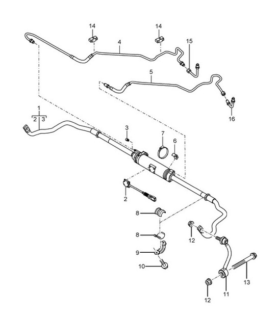 Diagram 501-04 Porsche 911 & 912 (1965-1989) Eje posterior