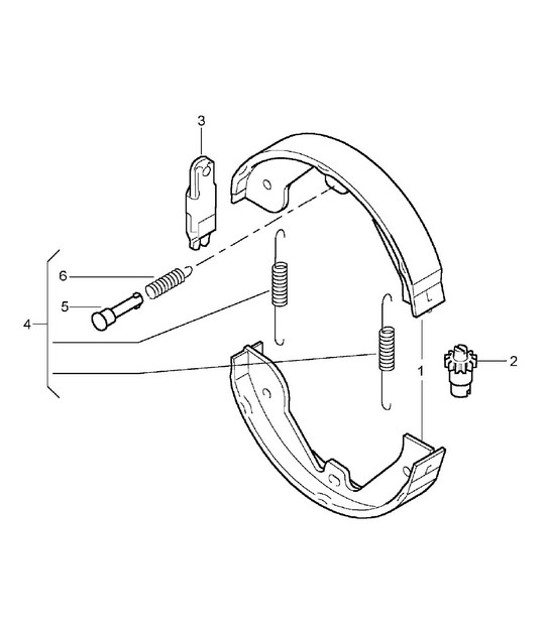 Diagram 603-05 Porsche Macan (95B) MK1 (2014-2018) Wheels, Brakes