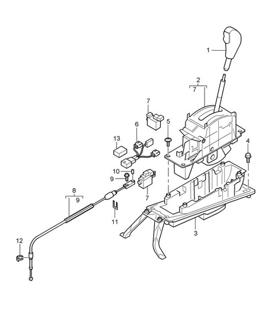 Diagram 701-01 Porsche 944 2.5L 8V 1982-87 