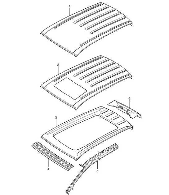 Diagram 801-45 Porsche 911 & 912 (1965-1989) Body