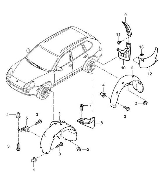 Diagram 801-75 Porsche 944 2.5L 8V 1982-87 