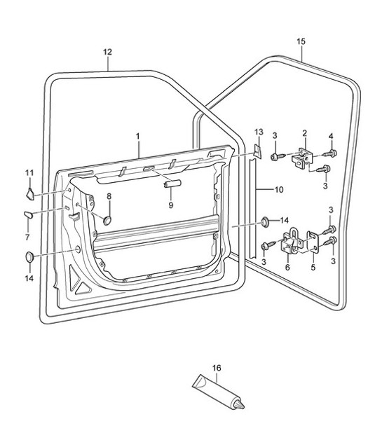 Diagram 804-00 Porsche 944 2.5L 8V 1982-87 