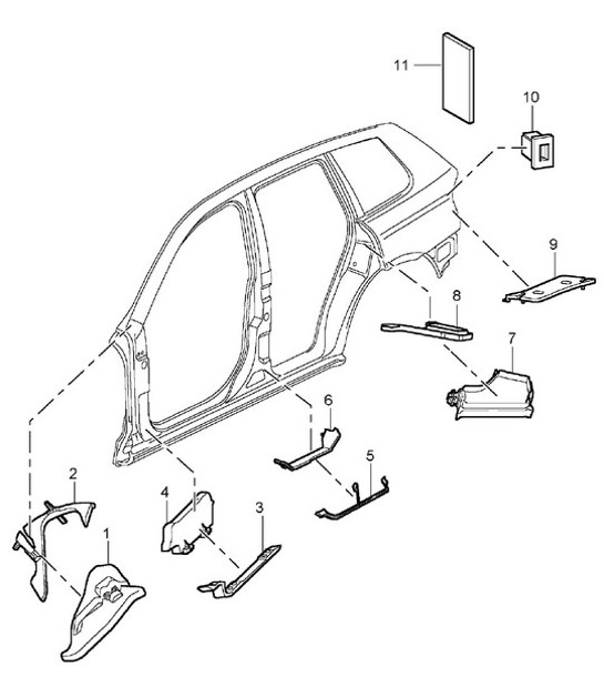 Diagram 807-60 Porsche 944 2.5L 8V 1982-87 