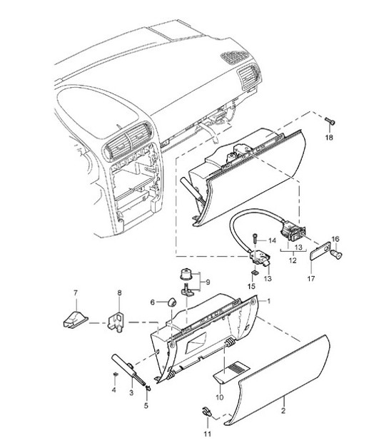 Diagram 809-10 Porsche 944 2.5L 8V 1982-87 